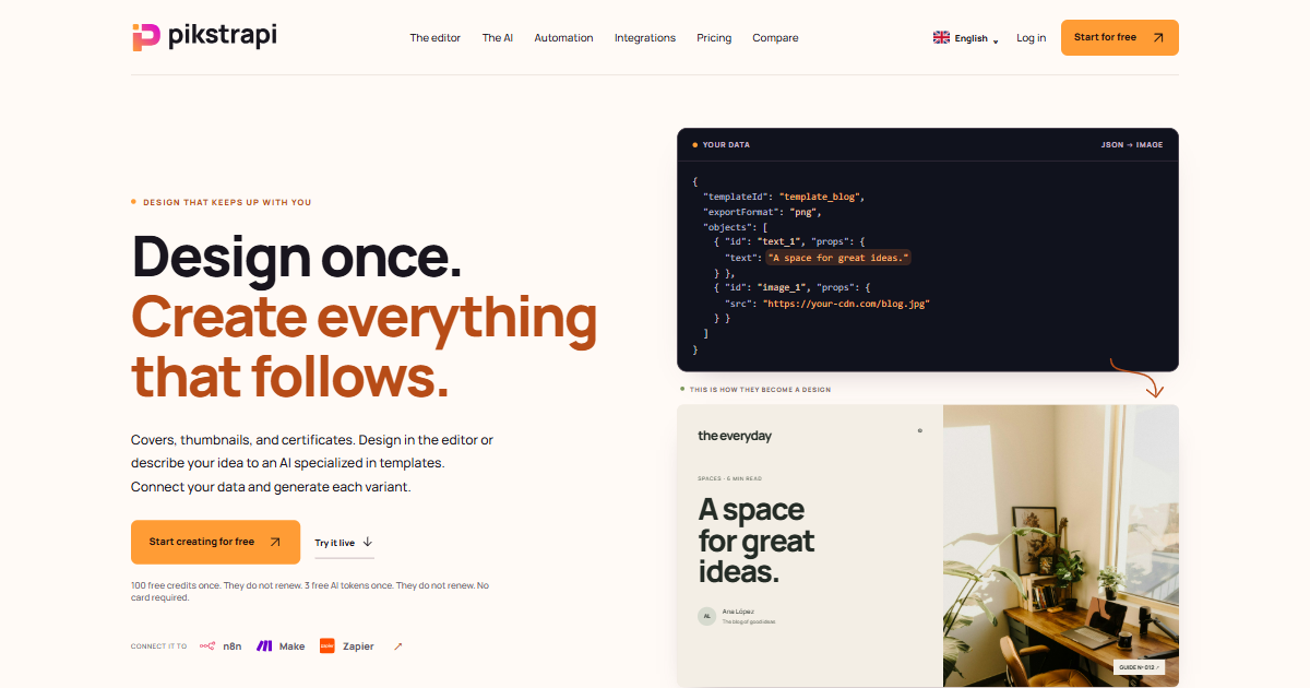 Pikstrapi preview